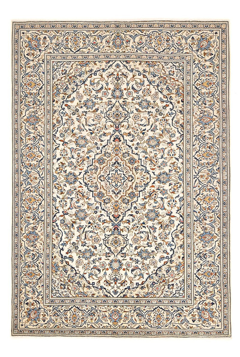 Alfombra persa - Keshan - 300 x 200 cm - beige claro
