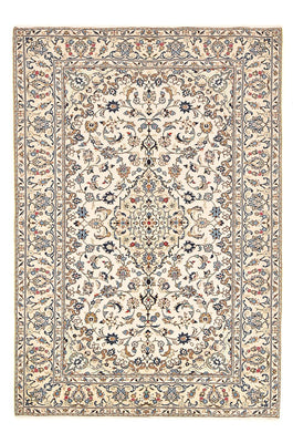 Alfombra persa - Keshan - 290 x 191 cm - beige claro
