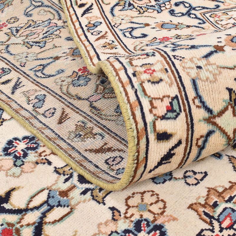 Alfombra persa - Keshan - 290 x 191 cm - beige claro