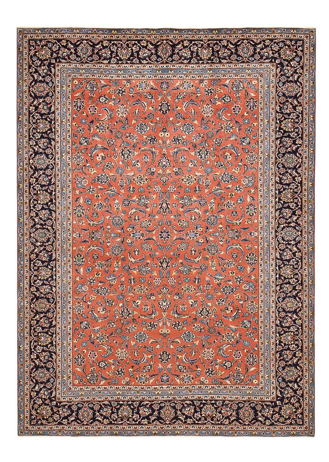 Alfombra persa - Keshan - 336 x 243 cm - rojo