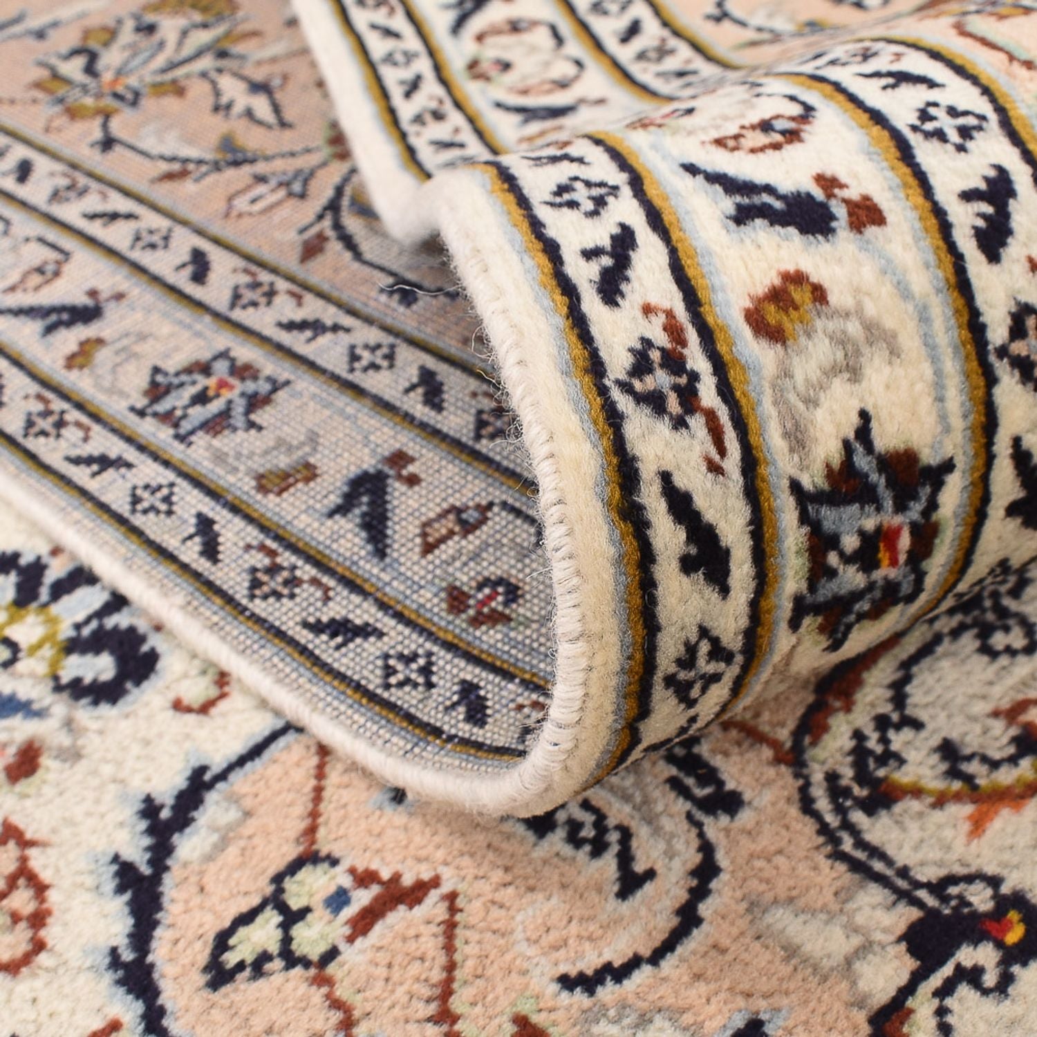 Alfombra persa - Keshan - 360 x 250 cm - beige claro