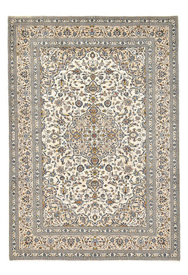 Alfombra persa - Keshan - 360 x 246 cm - beige claro