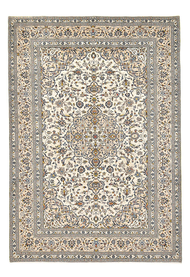 Alfombra persa - Keshan - 360 x 246 cm - beige claro