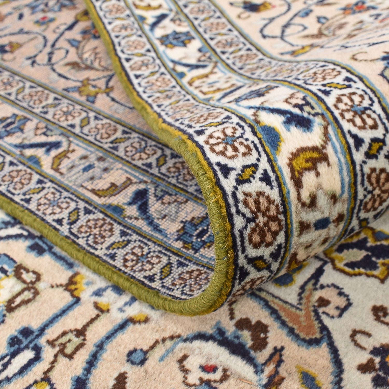 Alfombra persa - Keshan - 360 x 246 cm - beige claro