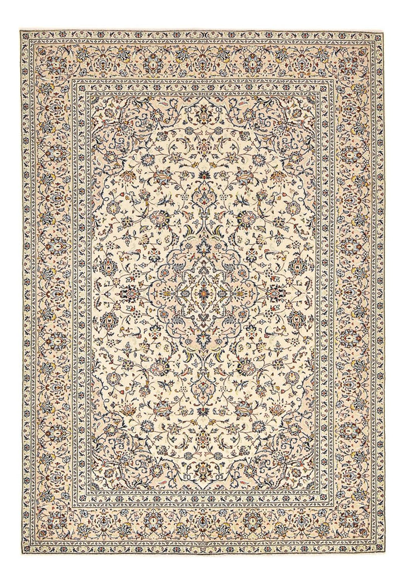 Alfombra persa - Keshan - 352 x 242 cm - beige claro