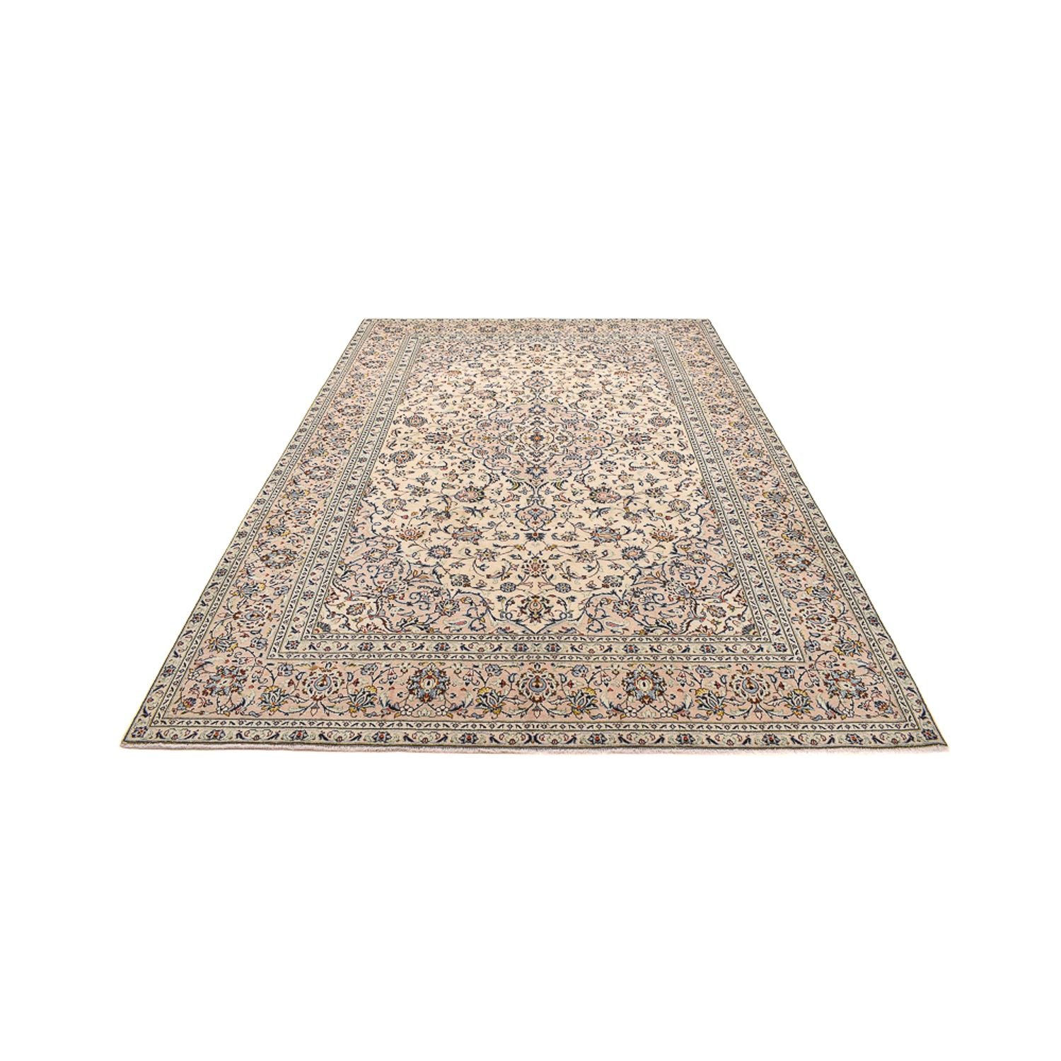 Alfombra persa - Keshan - 352 x 242 cm - beige claro