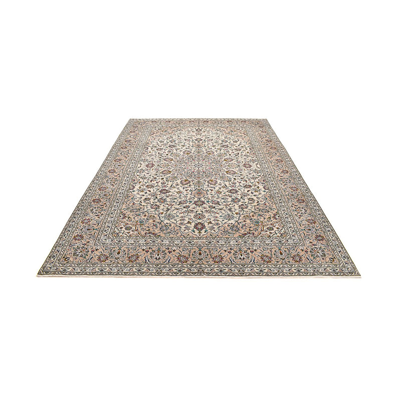 Alfombra persa - Keshan - 340 x 245 cm - beige claro