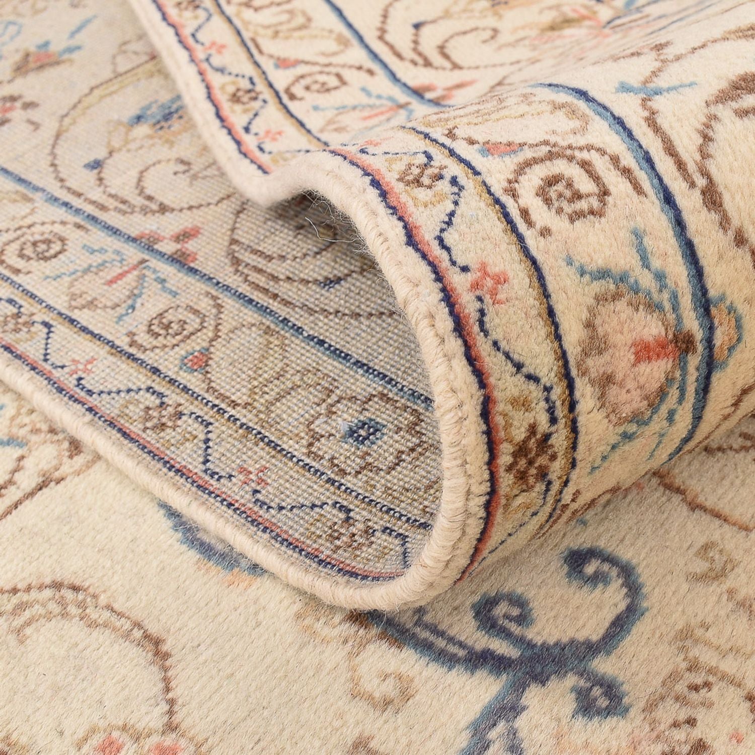 Alfombra persa - Keshan - 335 x 250 cm - beige claro
