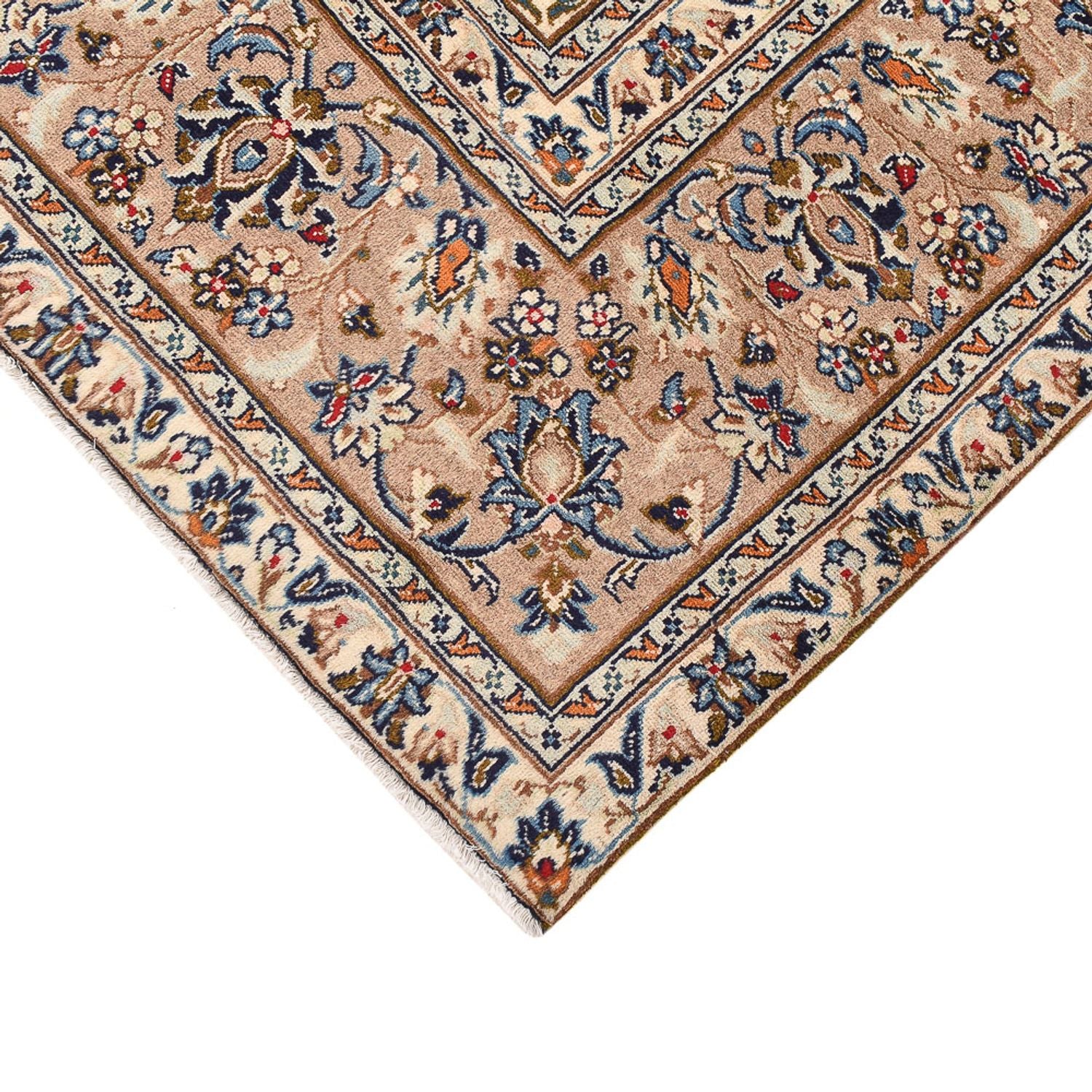 Alfombra persa - Keshan - 333 x 235 cm - beige claro