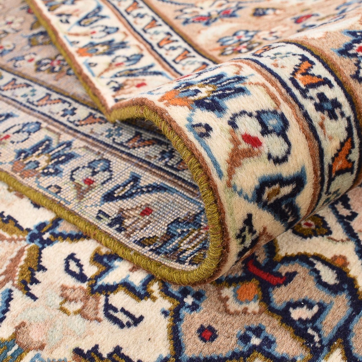 Alfombra persa - Keshan - 333 x 235 cm - beige claro