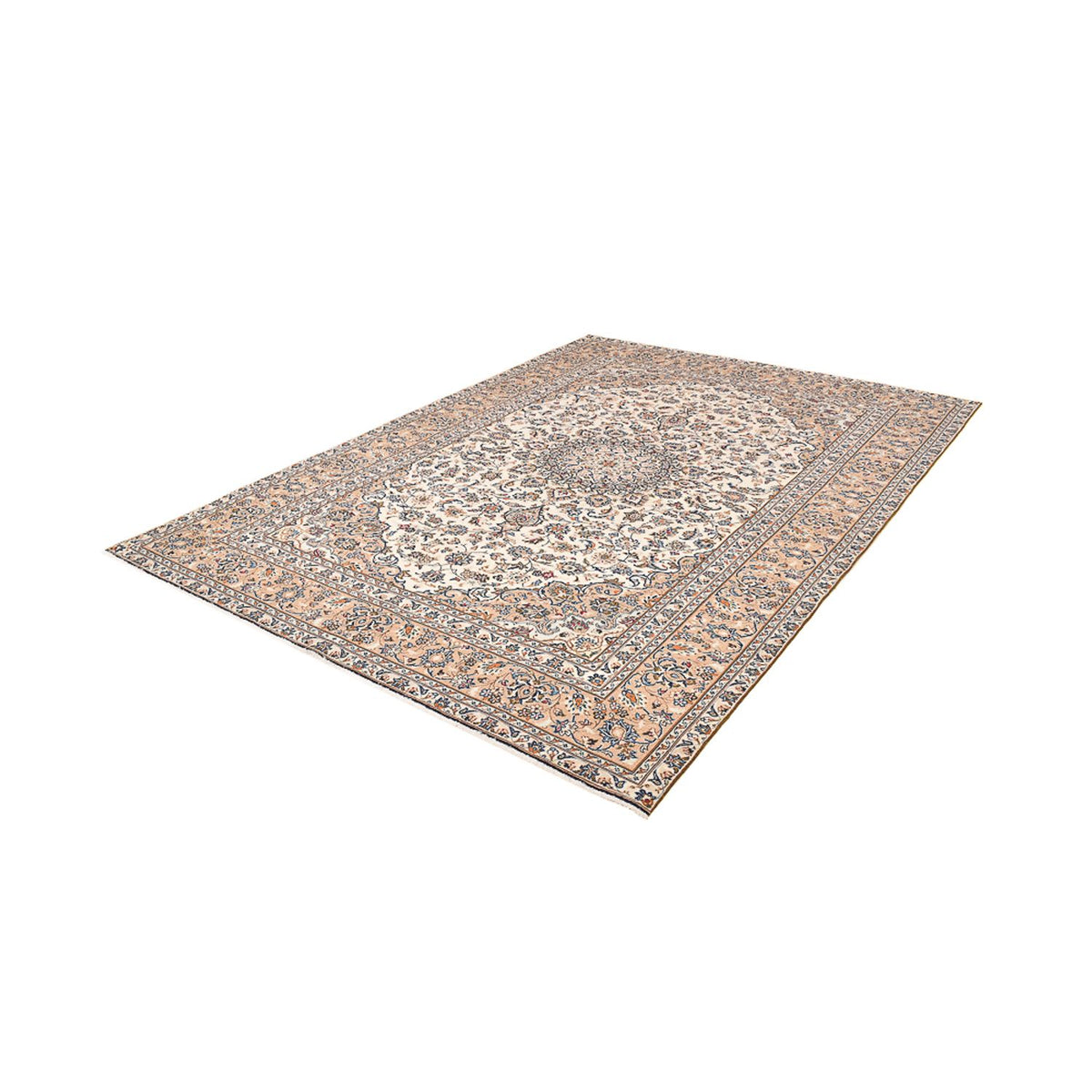 Alfombra persa - Keshan - 333 x 235 cm - beige claro