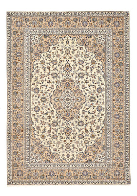 Alfombra persa - Keshan - 349 x 241 cm - beige claro