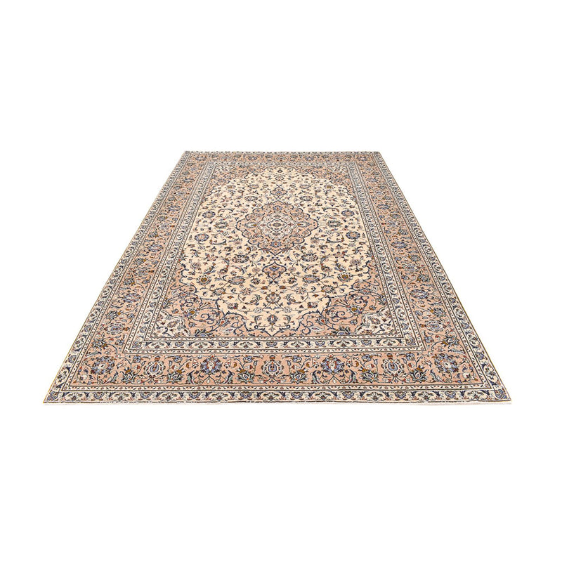 Alfombra persa - Keshan - 349 x 241 cm - beige claro