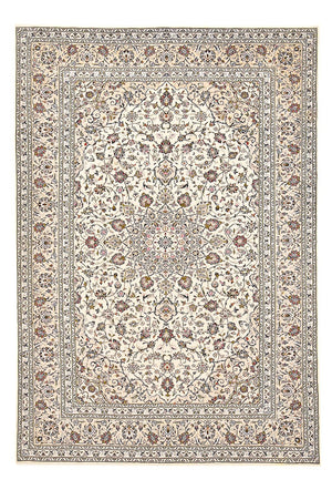 Alfombra persa - Keshan - 356 x 242 cm - beige claro
