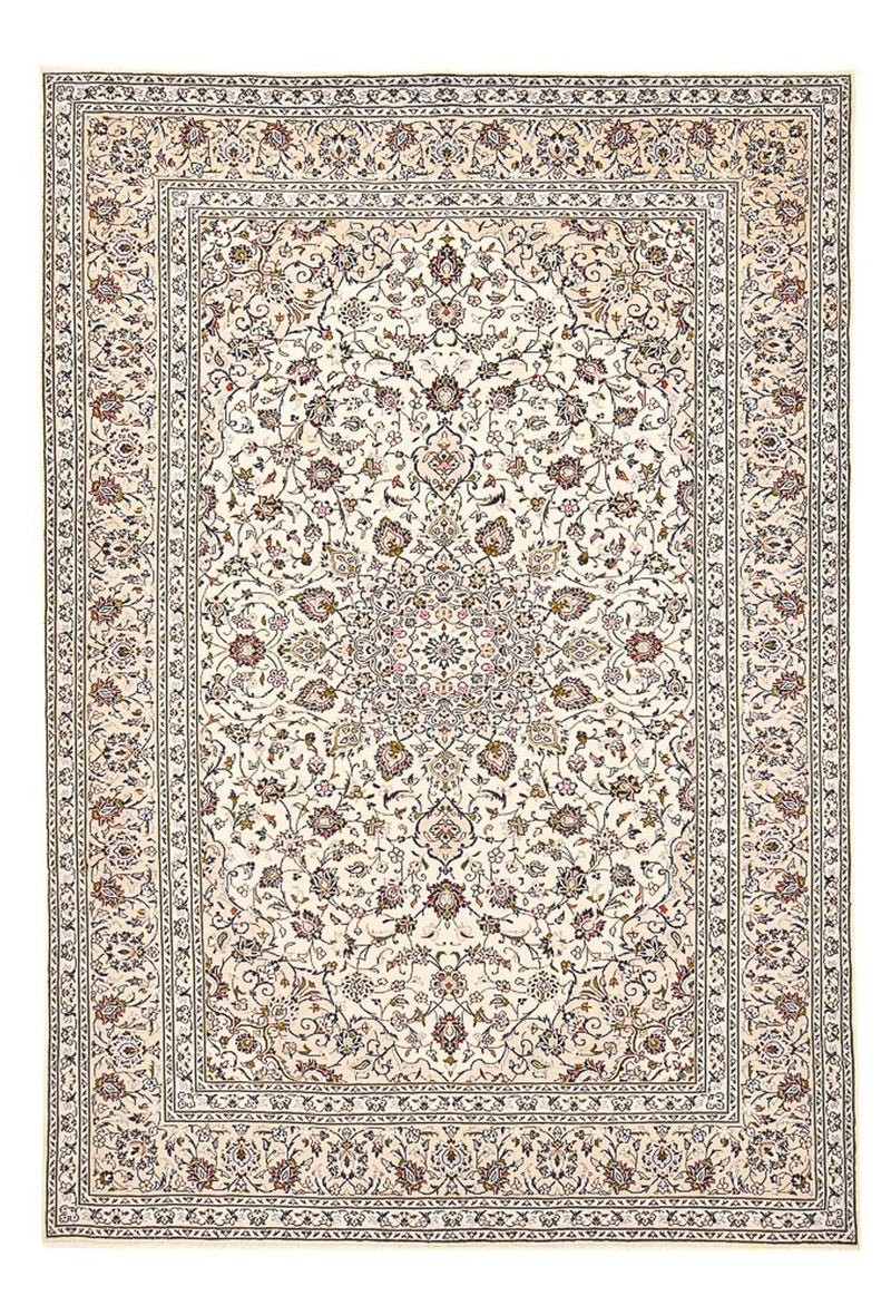 Alfombra persa - Keshan - 356 x 242 cm - beige claro