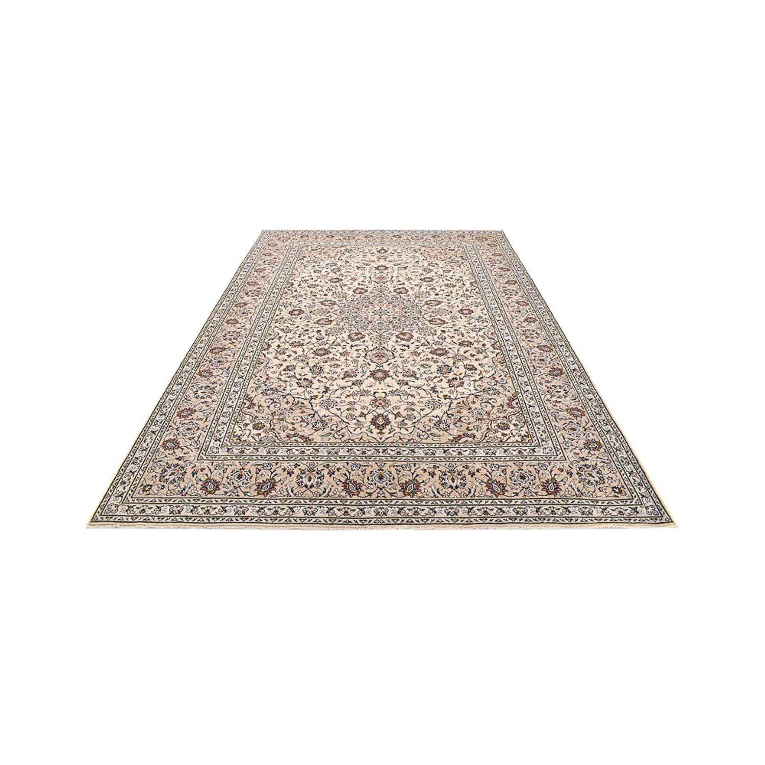 Alfombra persa - Keshan - 356 x 242 cm - beige claro