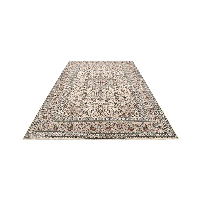 Alfombra persa - Keshan - 356 x 242 cm - beige claro