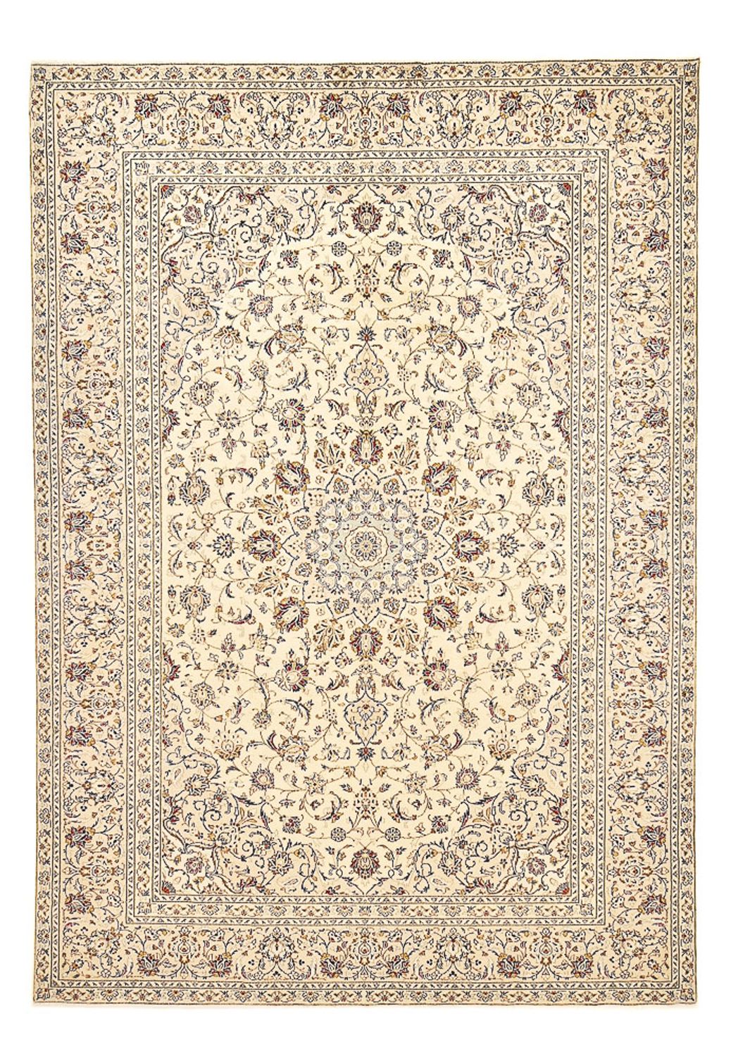 Alfombra persa - Keshan - 349 x 235 cm - arena