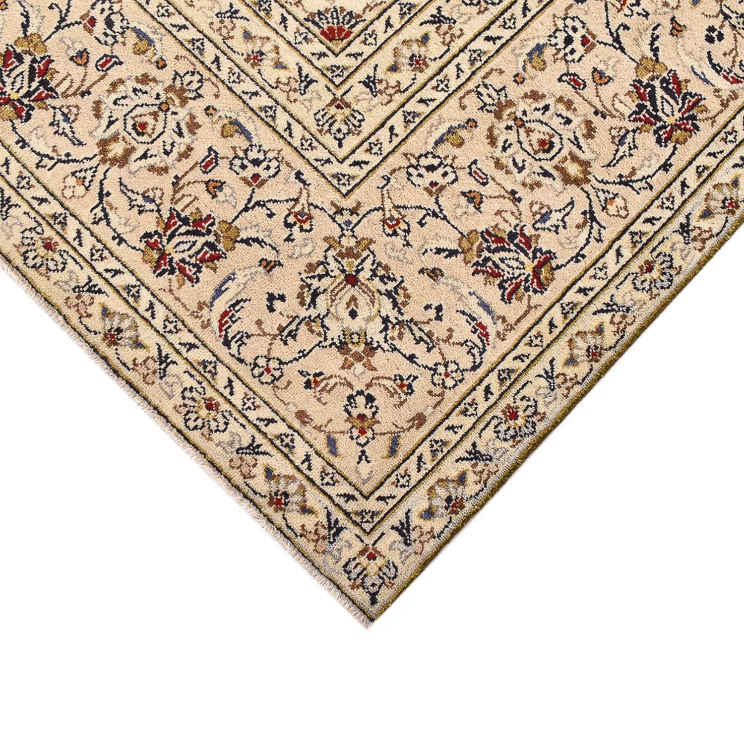 Alfombra persa - Keshan - 349 x 235 cm - arena