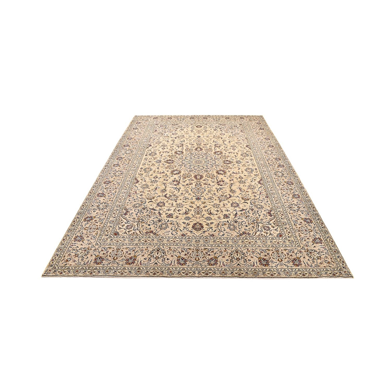 Alfombra persa - Keshan - 349 x 235 cm - arena