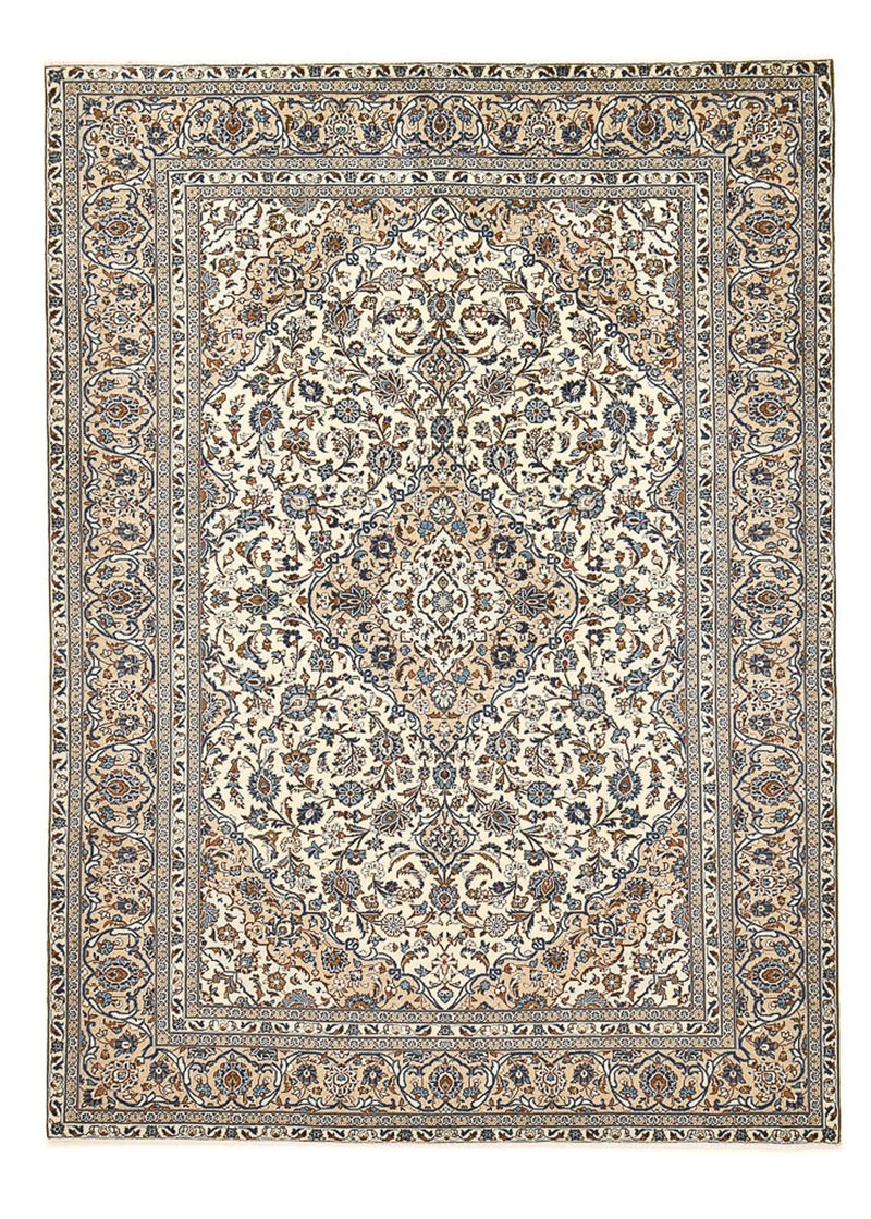 Alfombra persa - Keshan - 345 x 235 cm - arena