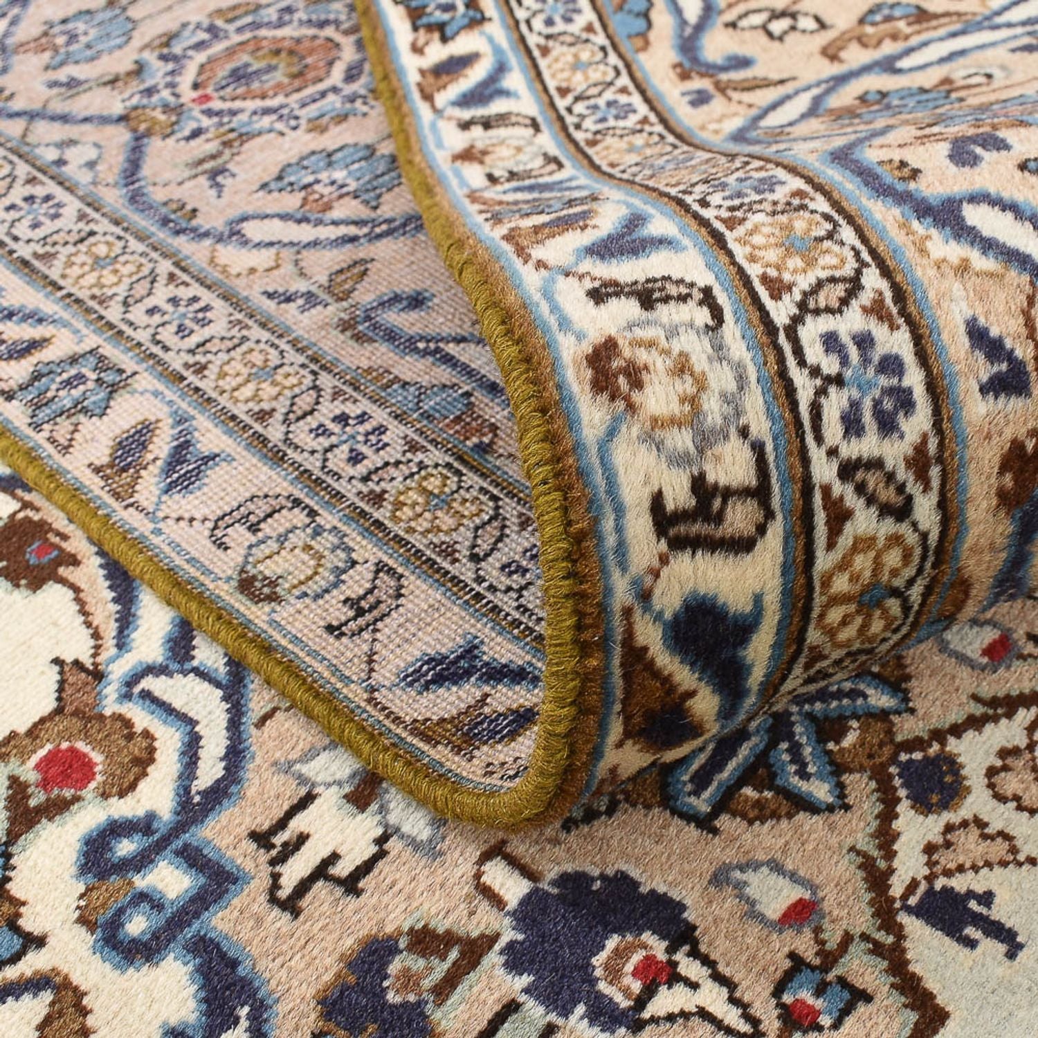 Alfombra persa - Keshan - 345 x 235 cm - arena