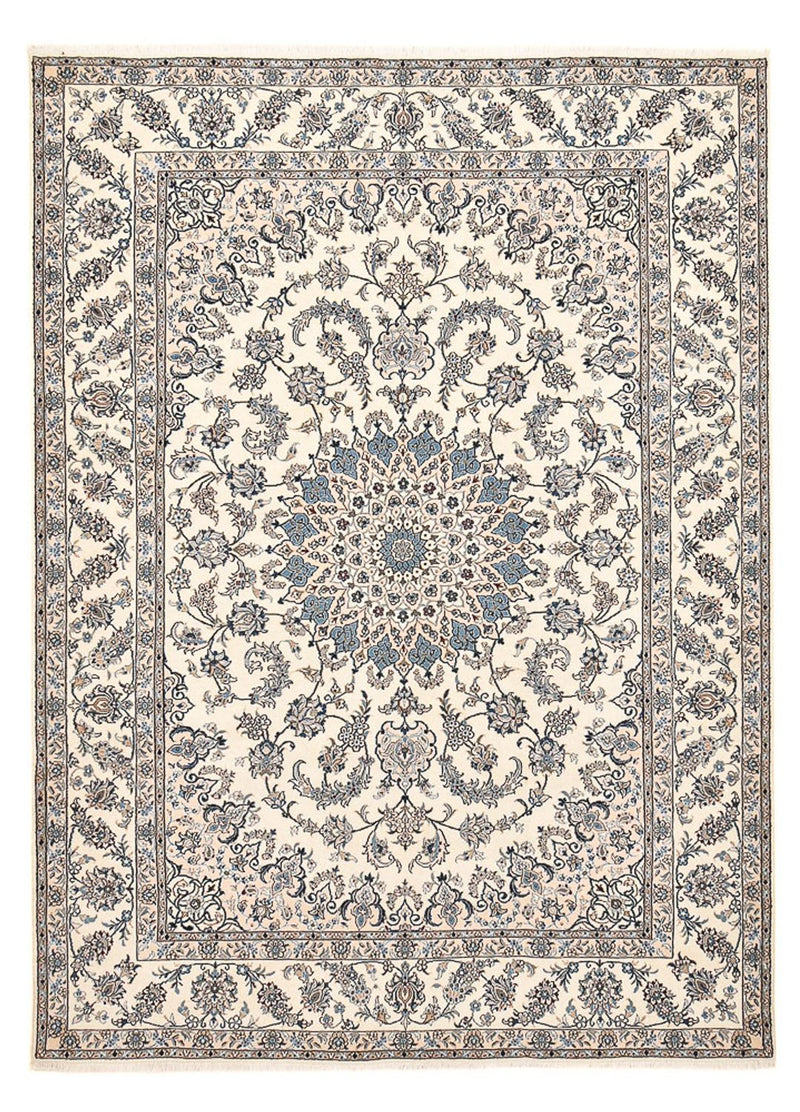 Alfombra persa - Nain - 342 x 243 cm - beige claro