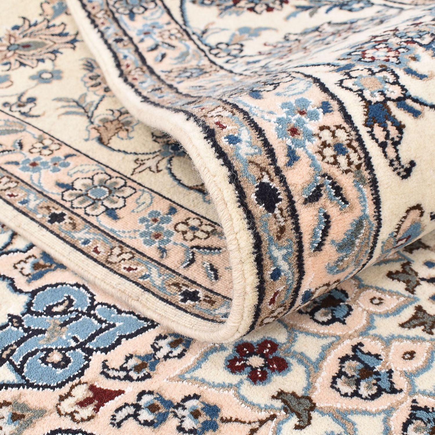 Alfombra persa - Nain - 342 x 243 cm - beige claro