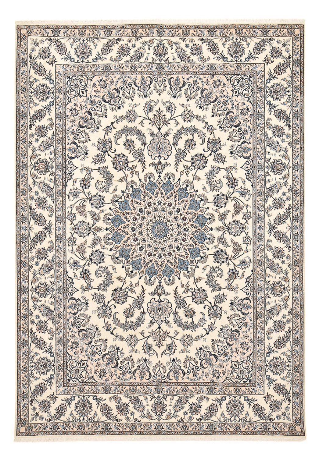 Alfombra persa - Nain - 347 x 243 cm - beige claro