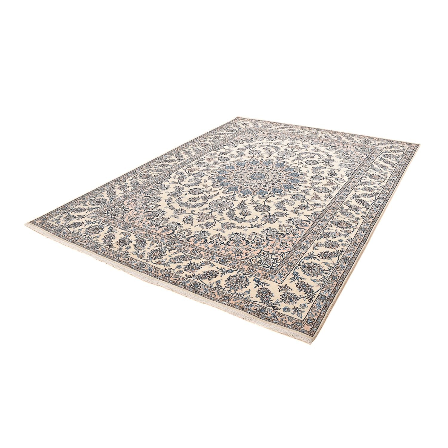 Alfombra persa - Nain - 347 x 243 cm - beige claro