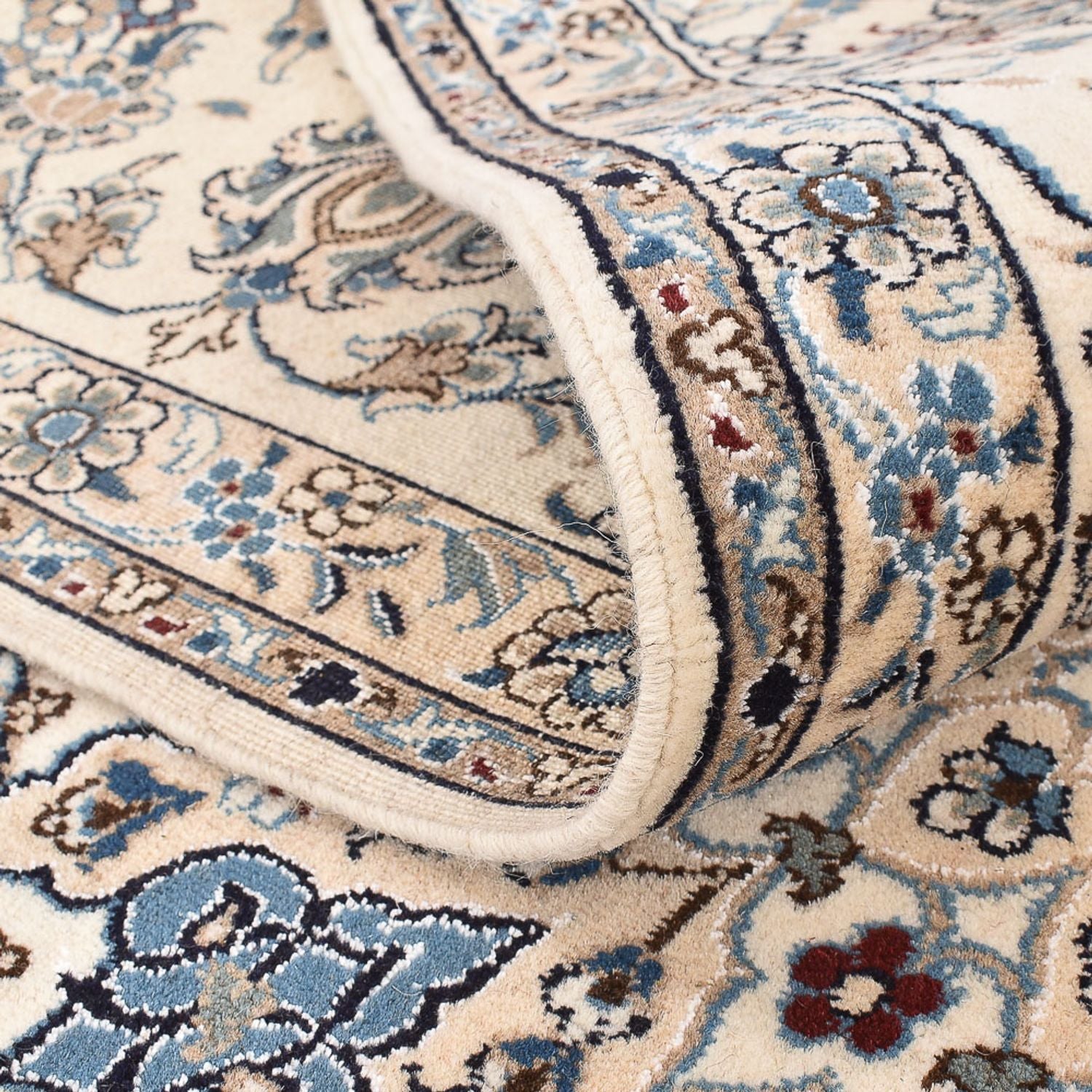 Alfombra persa - Nain - 343 x 244 cm - beige claro