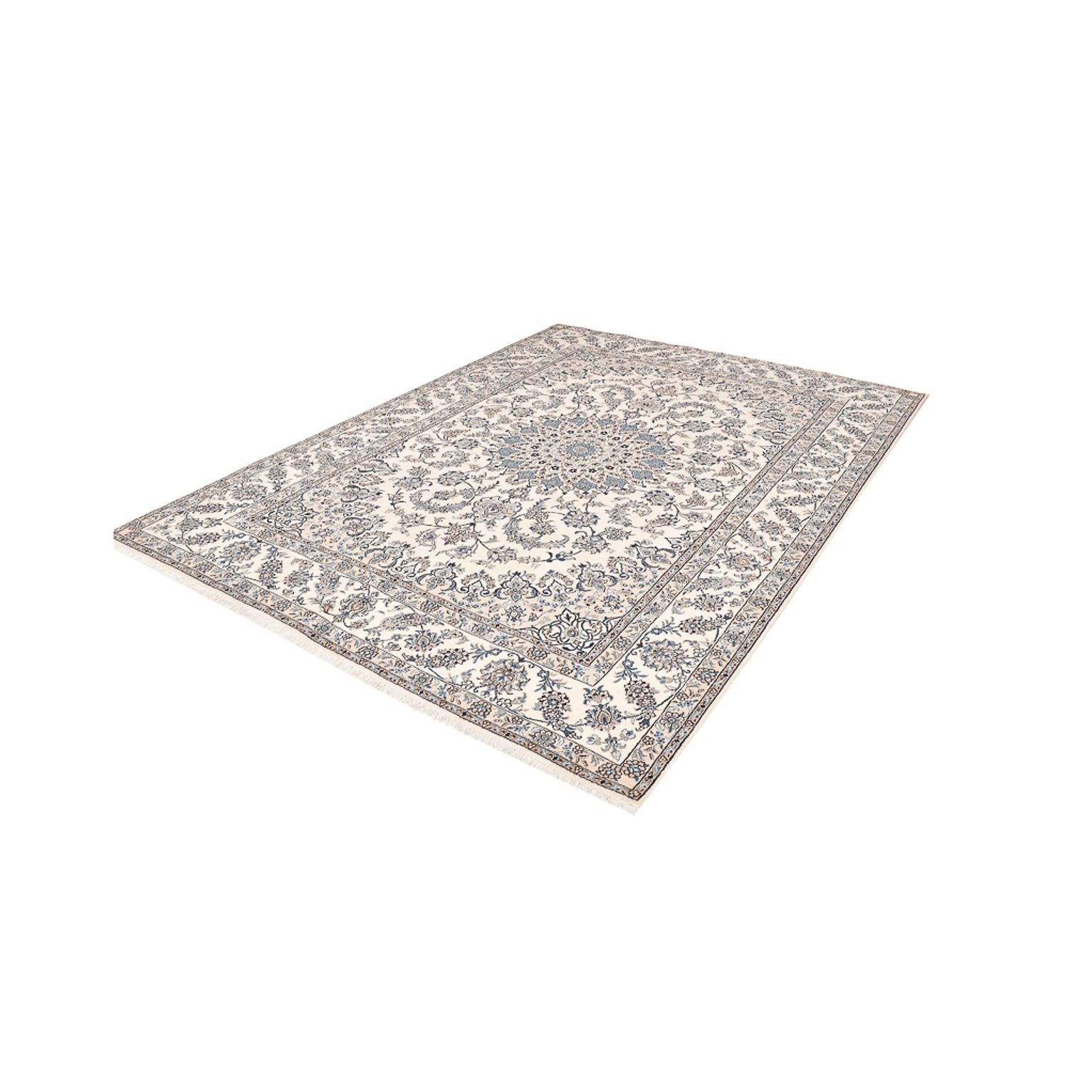 Alfombra persa - Nain - 343 x 244 cm - beige claro