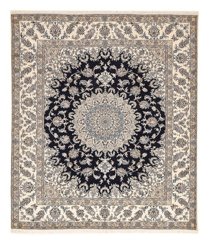 Alfombra persa - Nain - 292 x 243 cm - azul oscuro
