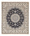 Alfombra persa - Nain - 292 x 243 cm - azul oscuro