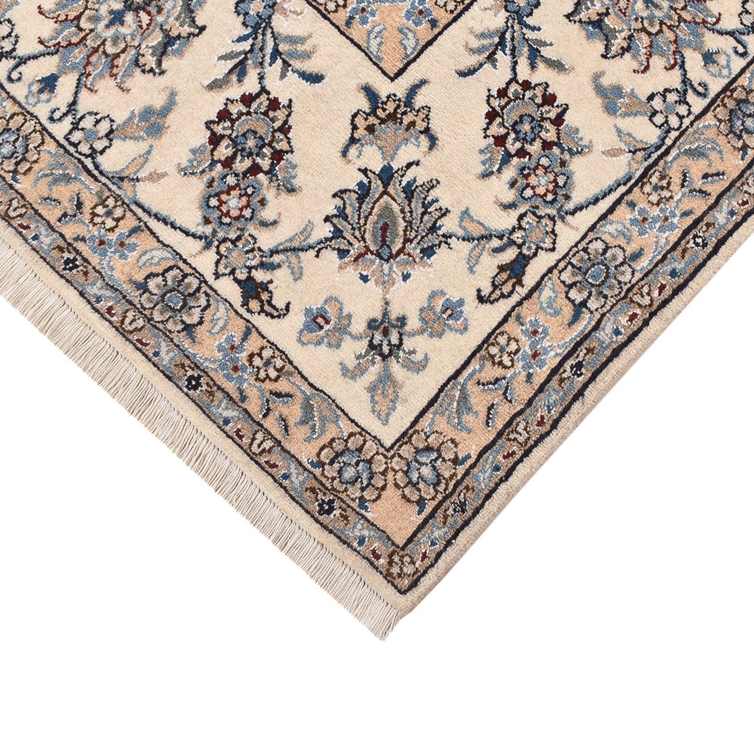 Alfombra persa - Nain - 292 x 243 cm - azul oscuro