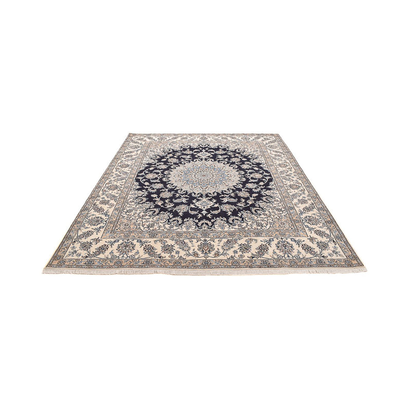 Alfombra persa - Nain - 292 x 243 cm - azul oscuro