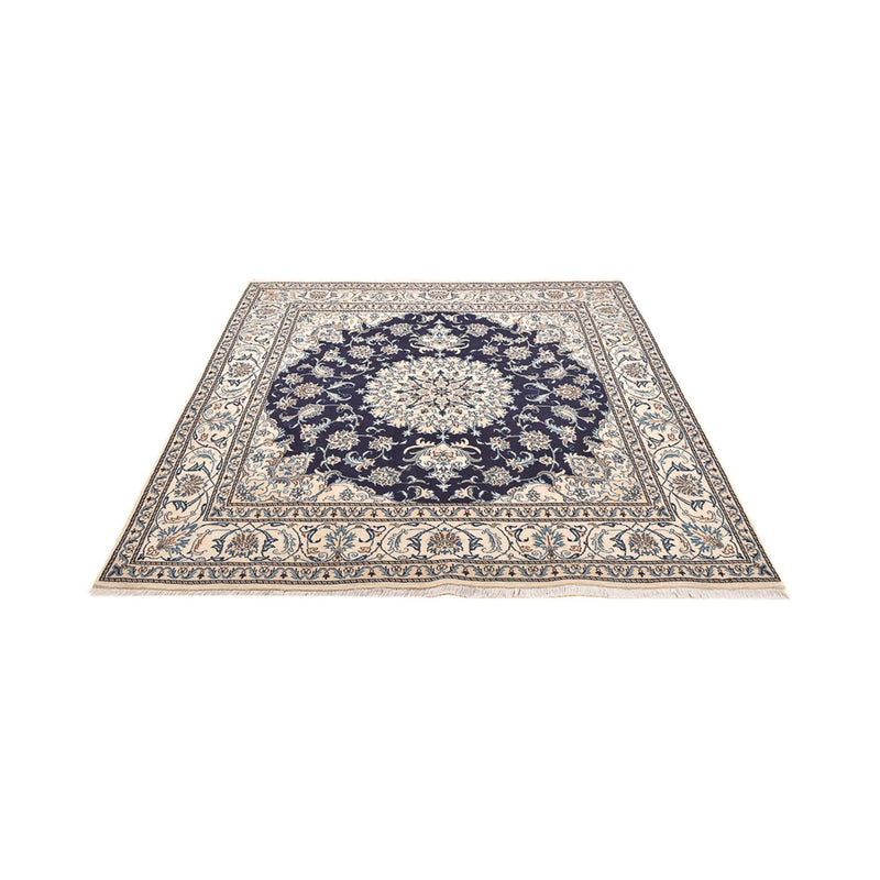 Alfombra persa - Nain cuadrado  - 208 x 200 cm - azul oscuro