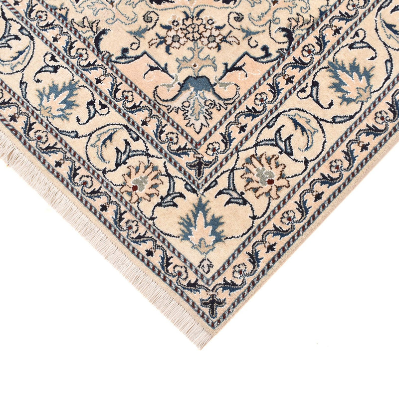 Alfombra persa - Nain - 200 x 149 cm - azul oscuro