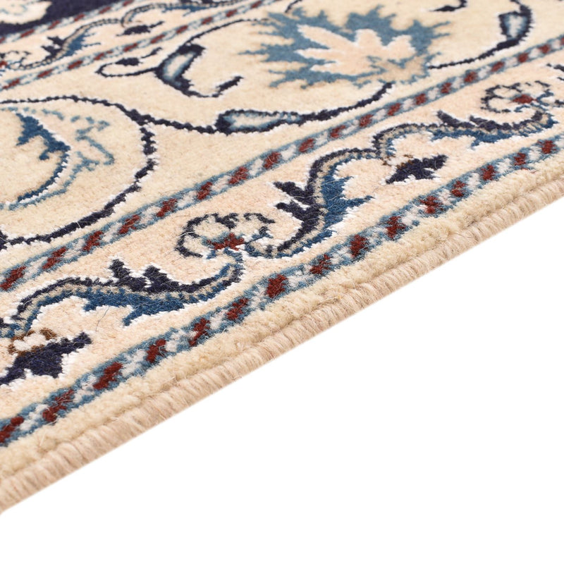 Alfombra persa - Nain - 200 x 149 cm - azul oscuro
