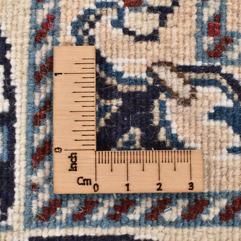 Alfombra persa - Nain - 200 x 149 cm - azul oscuro