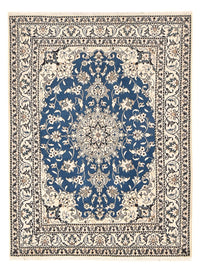 Alfombra persa - Nain - 205 x 150 cm - azul