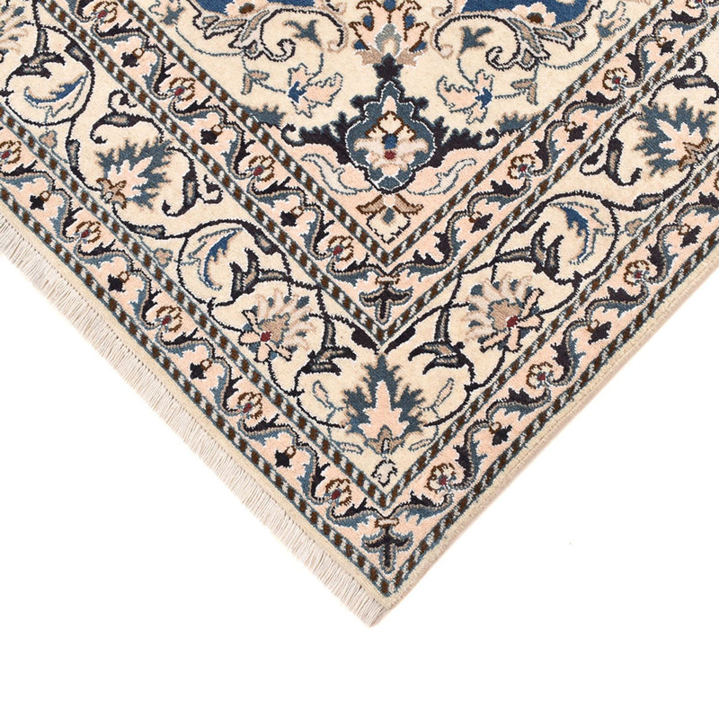 Alfombra persa - Nain - 205 x 150 cm - azul