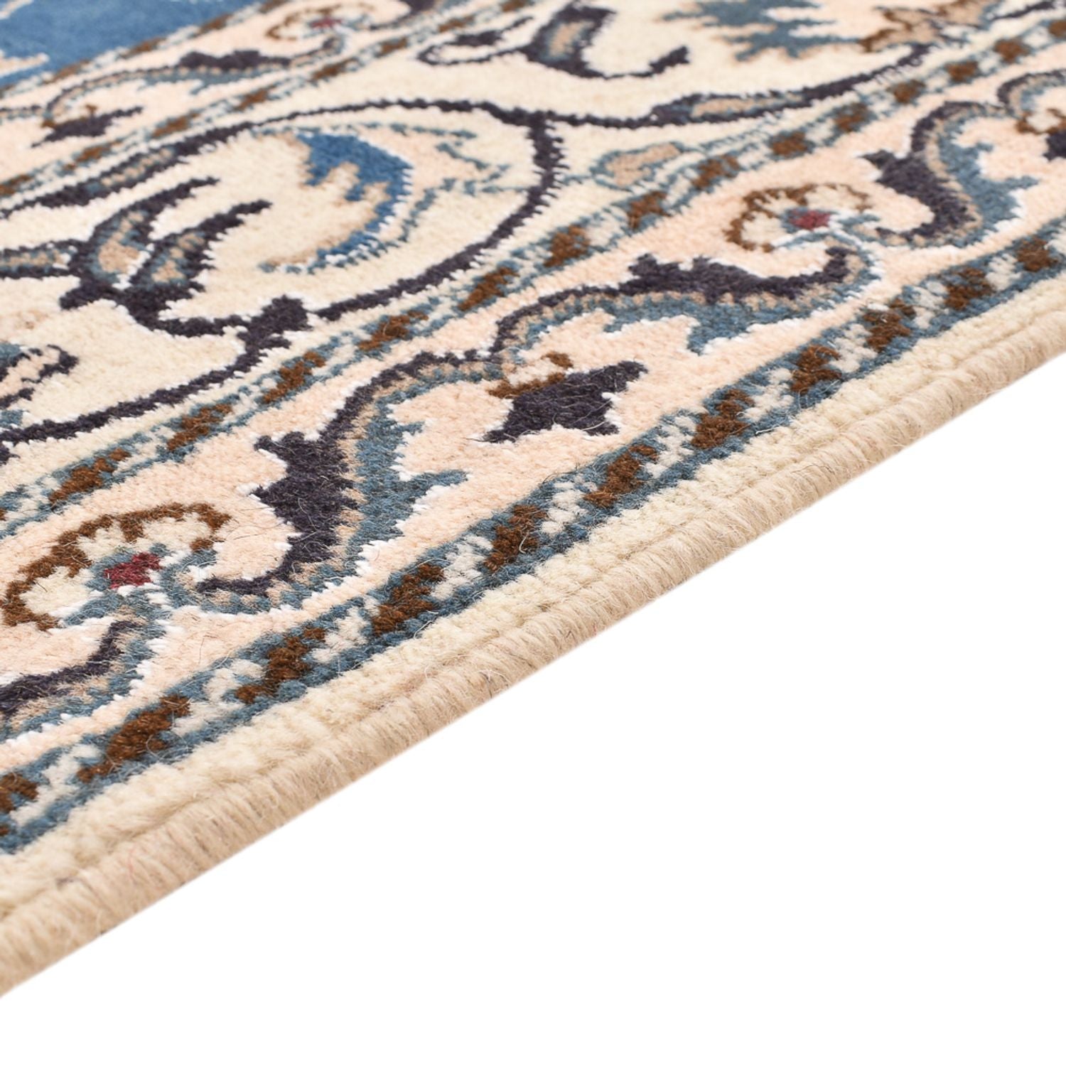 Alfombra persa - Nain - 205 x 150 cm - azul