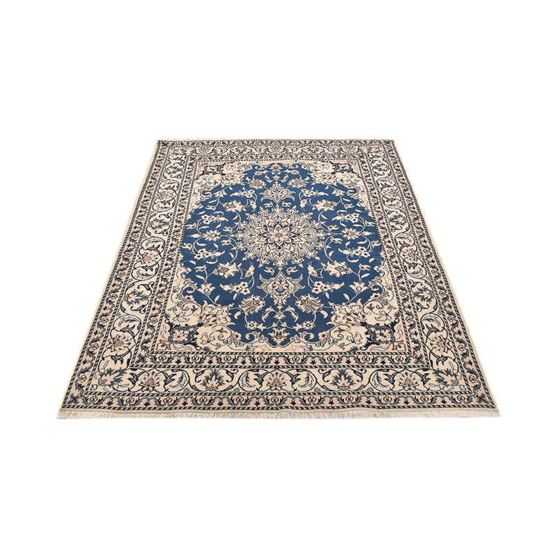 Alfombra persa - Nain - 205 x 150 cm - azul