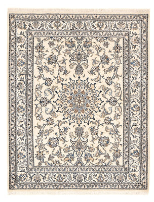 Alfombra persa - Nain - 198 x 147 cm - beige claro