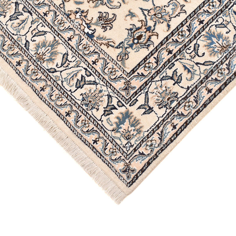 Alfombra persa - Nain - 198 x 147 cm - beige claro