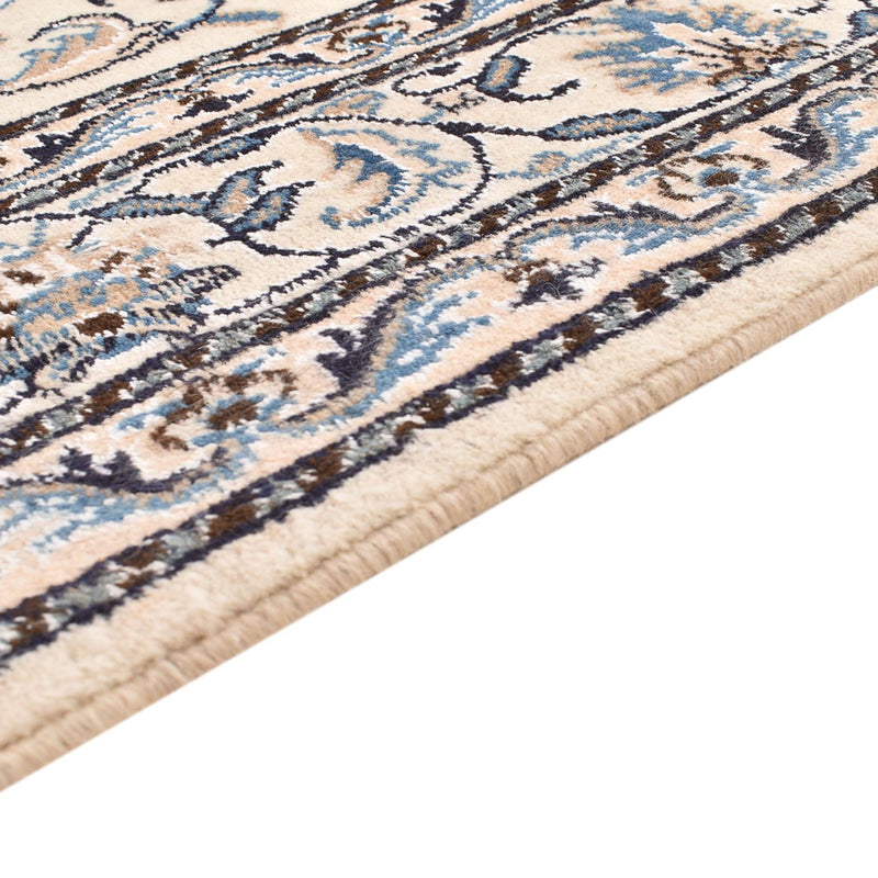 Alfombra persa - Nain - 198 x 147 cm - beige claro