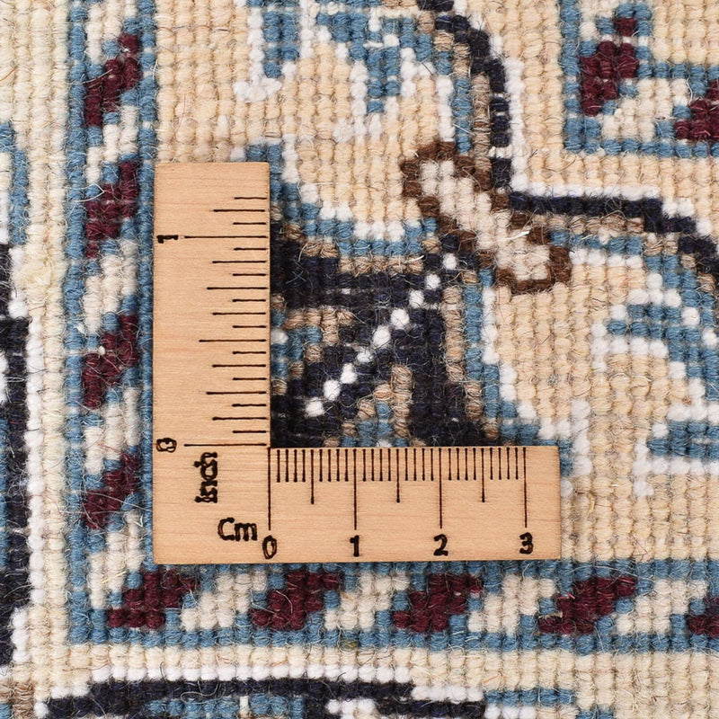 Alfombra persa - Nain - 202 x 155 cm - azul oscuro