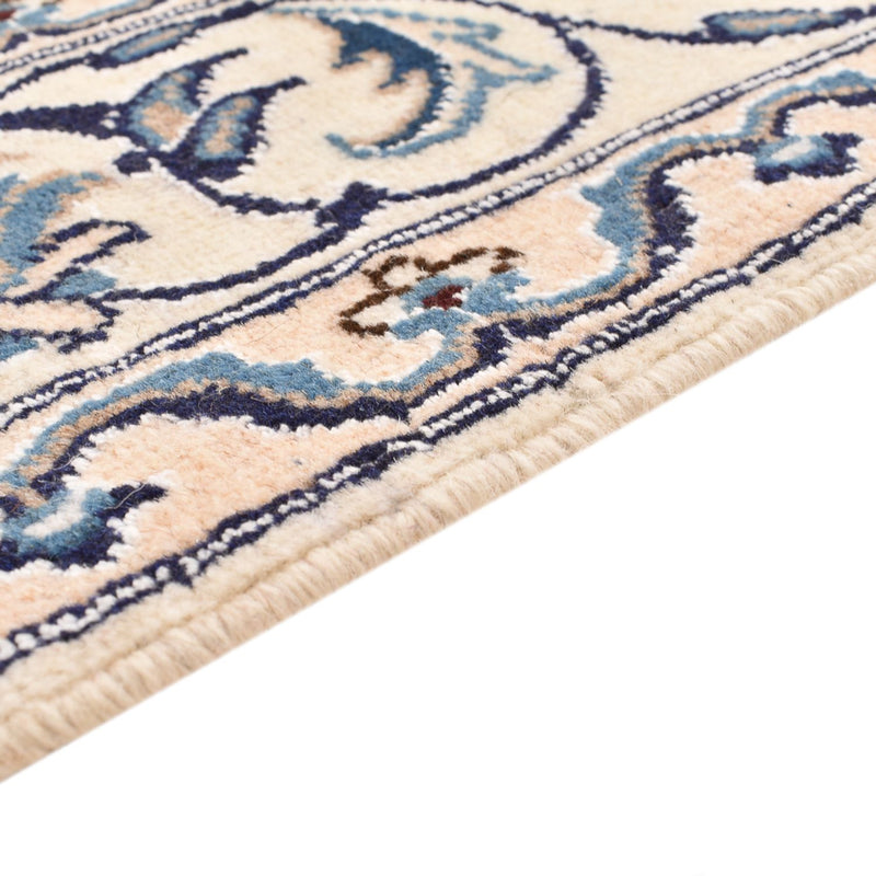 Alfombra persa - Nain - 194 x 146 cm - azul oscuro