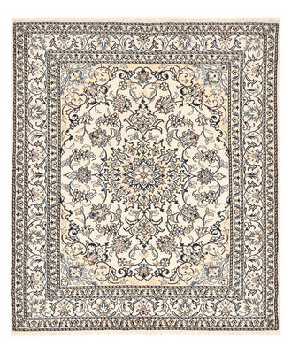 Alfombra persa - Nain - 198 x 152 cm - beige claro